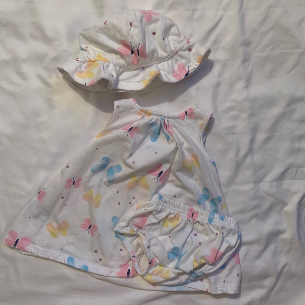 Butterfly dress set
